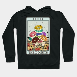 Funny food tarot card, donuts Hoodie